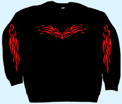 Sweatshirt Tribal Flame 4XL