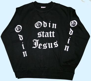 Übergröße Sweatshirt Odin statt Jesus