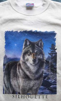 Sweatshirt Wolf Silhouette