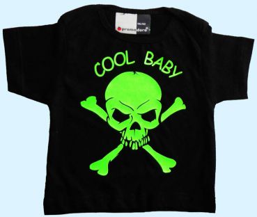Baby Shirt neongrün-cool Baby