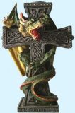 Kerzenständer keltisches Kreuz/ Drache