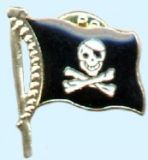 Anstecker Piratenflagge