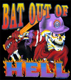 T-Shirt Totenkopf Bat out of Hell