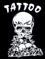Langarm-Shirt Tattoo Totenkopf