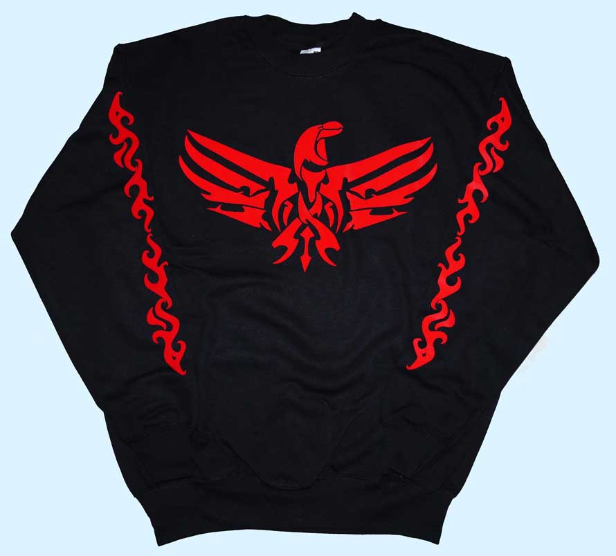 Sweatshirt mit Tribal Adler