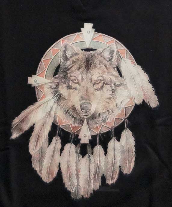 Sweatshirt Wolf Traumfänger 3D