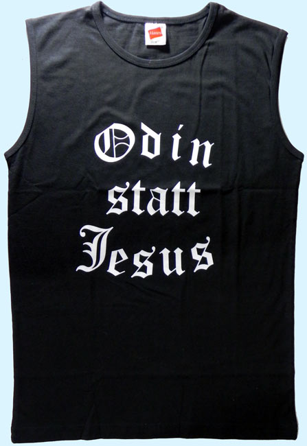 Fit-T-Shirt Odin statt Jesus