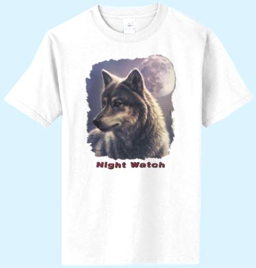 T-Shirt Wolf Night Watch