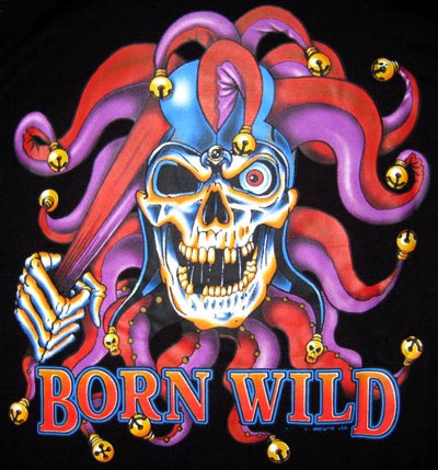 T-Shirt Totenkopf Born Wild