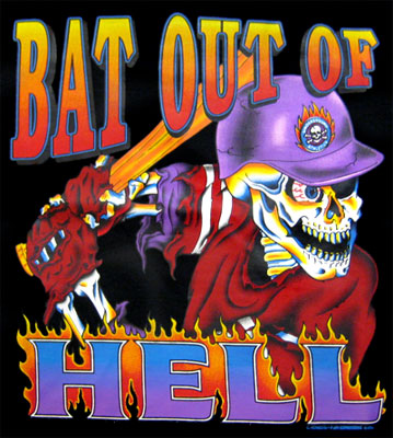 T-Shirt Totenkopf Bat out of Hell