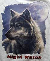 Sweatshirt grau Wolf Night Watch