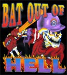 Langarmshirt Totenkopf Bat out of Hell