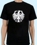 schwarzes Shirt mit Adler