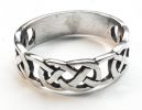keltischer Ring aus 925er Silber