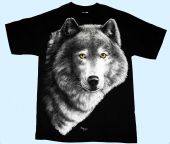Shirt mit großen Wolf