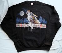 Sweatshirt mit Wolf Indianstyle